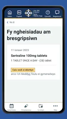 NHS Wales App android App screenshot 9