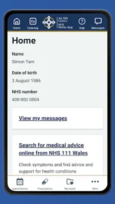 NHS Wales App android App screenshot 14